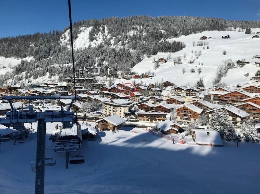 Appartement Cosy Avec Terrasse Sud - Proche Village La Clusaz Eksteriør bilde